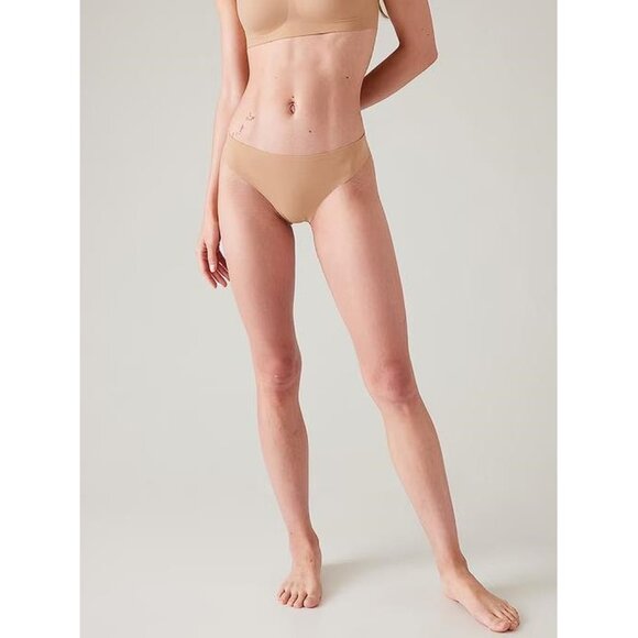 ATHLETA Women's Ritual Thong Underwear Size M In Smokey Quartz - Picture 1 of 7